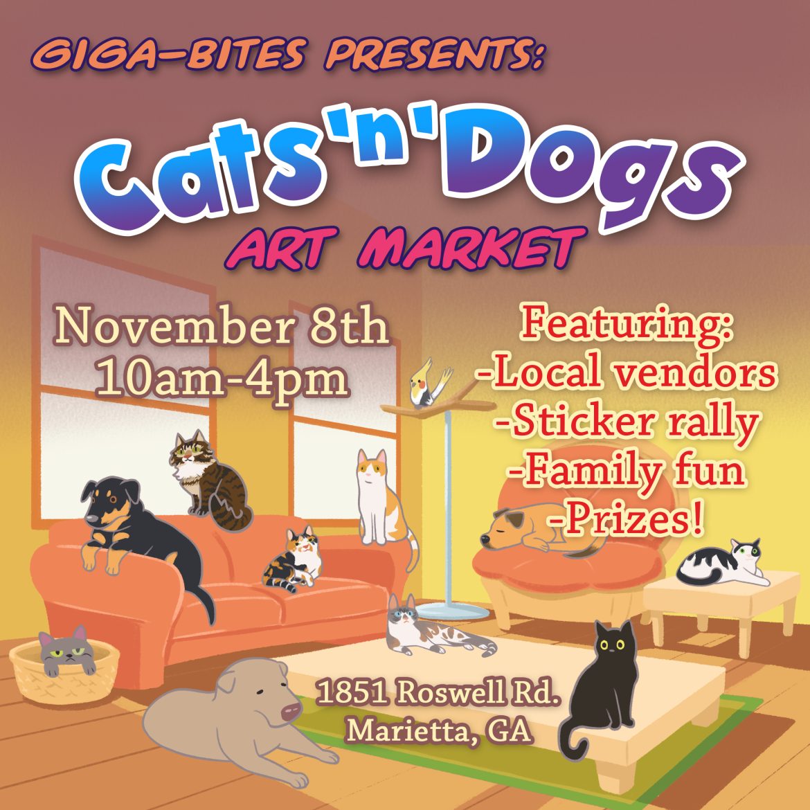Cats n’ Dogs Art Market